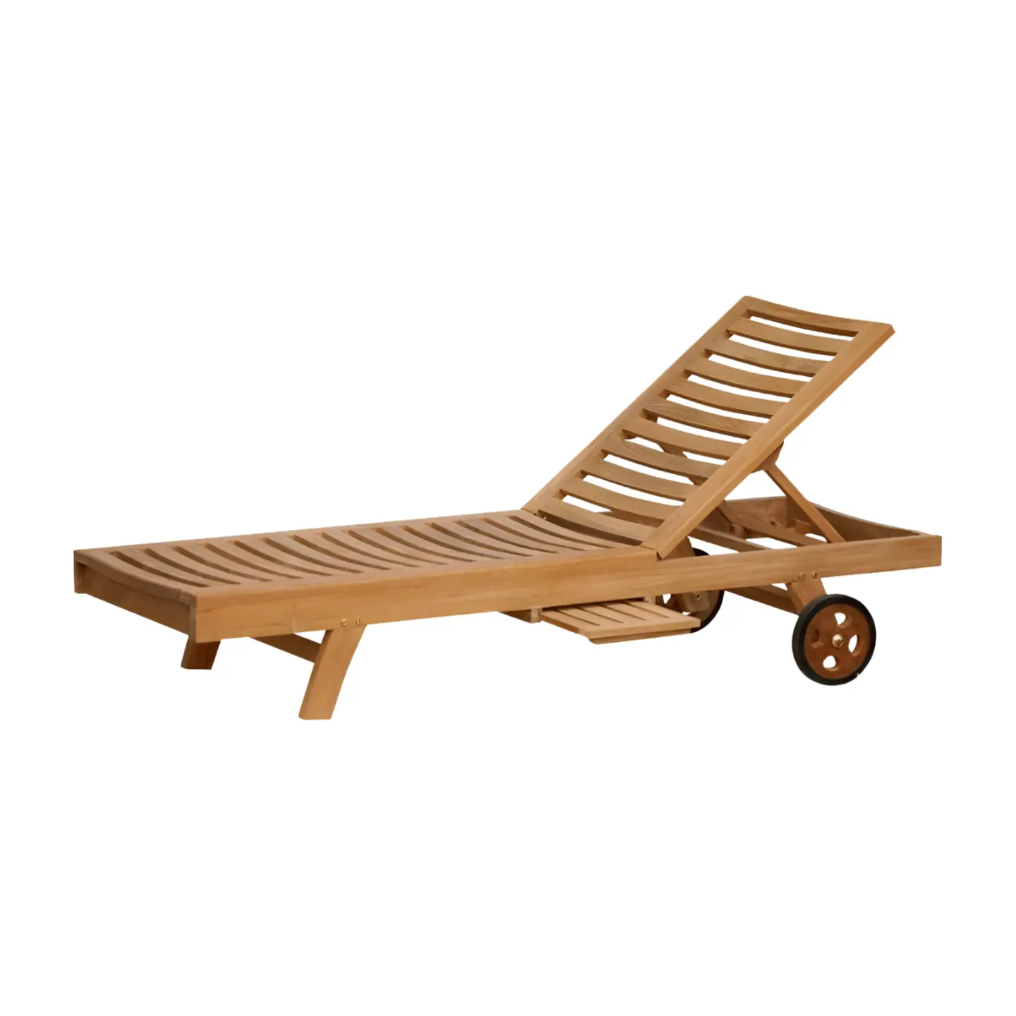 Kursi Santai Teras Jati TJW-OSL 05 Teak Patio Chaise Lounge TJW-OSL 05 - Gambar 1