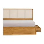 Teak Wood and Rattan Bed Frame TJW-IBF 01 - Image 4