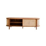 Teak Wood and Rattan TV Table TJW-ITTB 01 - Gambar 2