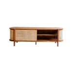 Teak Wood and Rattan TV Table TJW-ITTB 01 - Gambar 4