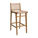 Teak and Rattan Bar Chair TJW-IBCH 01