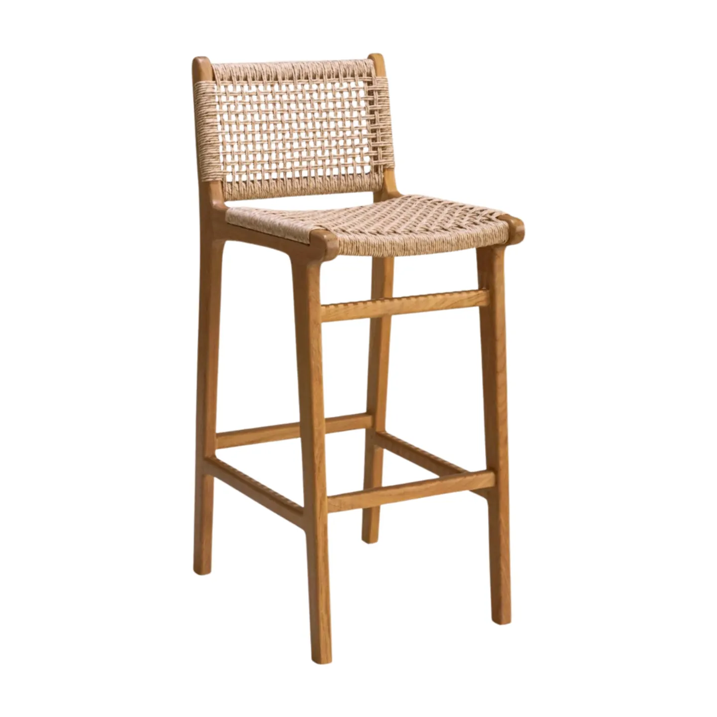 Teak and Rattan Bar Chair TJW-IBCH 01 (1) Teak and Rattan Bar Chair TJW-IBCH 01 - Image 1
