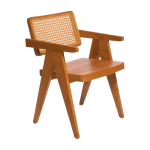 Teak and Rattan Dining Arm Chair TJW -IDCH 01