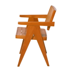Teak and Rattan Dining Arm Chair TJW -IDCH 01 - Image 4