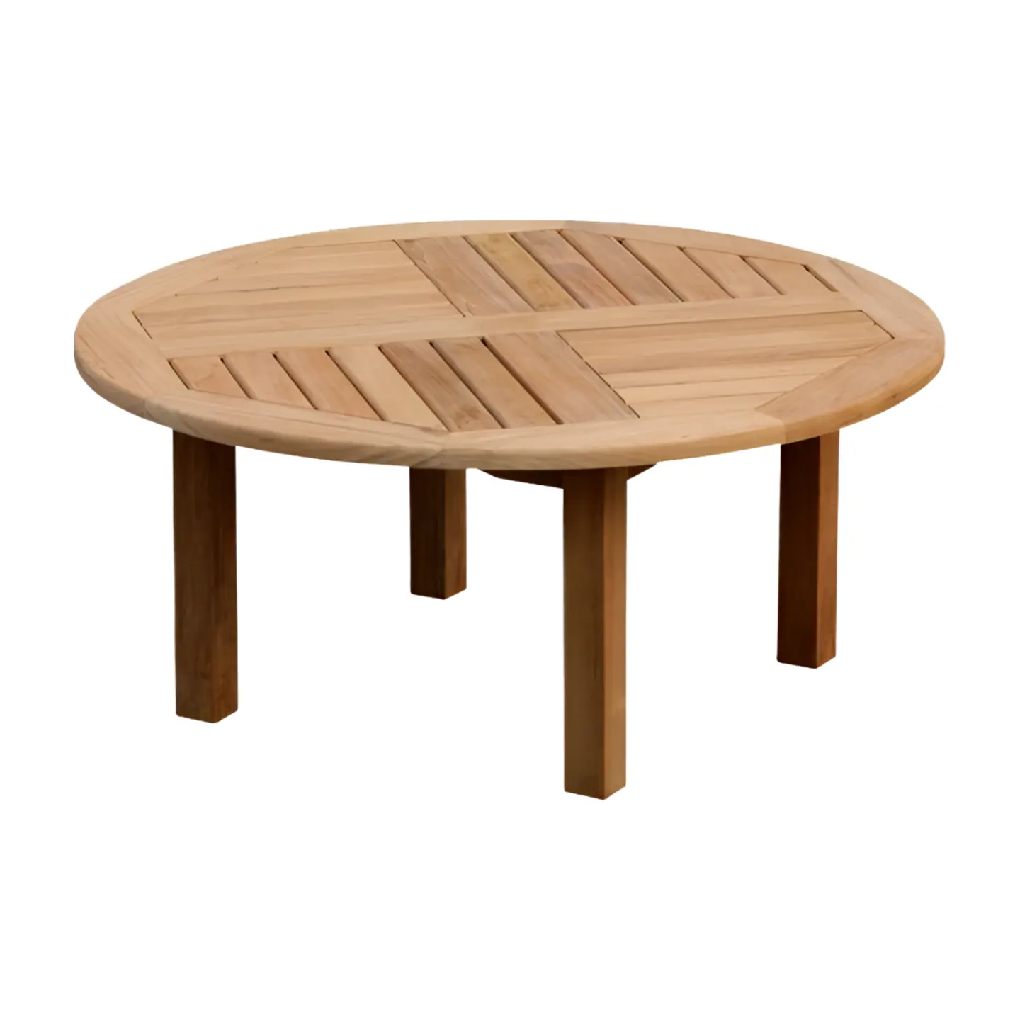 Meja Kopi Kayu Jati TJW-OCFT 04 Solid Teak Coffee Table TJW-OCFT 04 - Gambar 1