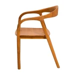 Solid Teak Wood Dining Arm Chair TJW -IDCH 05 - Image 3