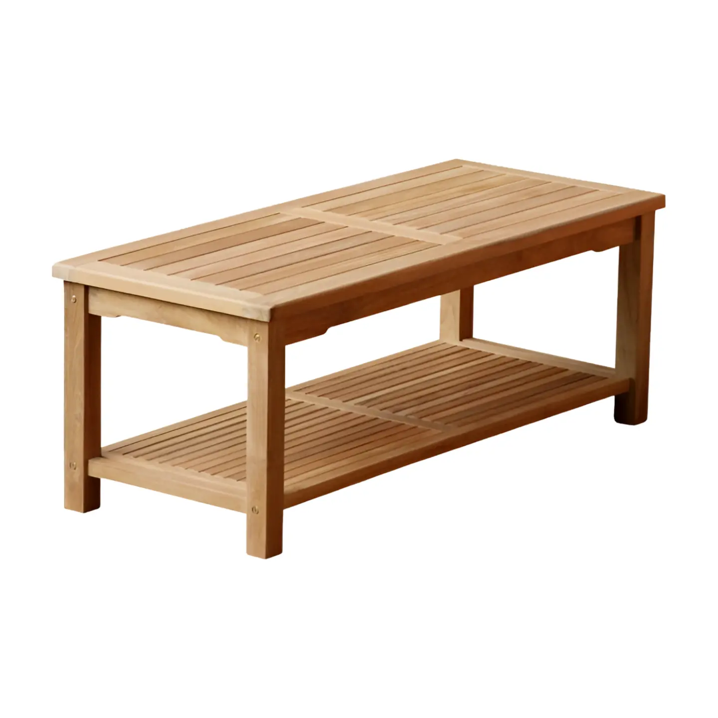 Meja Kopi Luar Ruangan Jati TJW-OCFT 01 Teak Outdoor Coffee Table TJW-OCFT 01 - Gambar 1