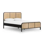 Teak Wood and Rattan Bed Frame TJW-IBF 03 - Image 2
