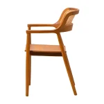 Teak Wood and Rattan Dining Arm Chair TJW -IDCH 02 - Image 3