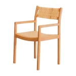 Teak Wood and Rattan Dining Arm Chair TJW -IDCH 08 - Image 3