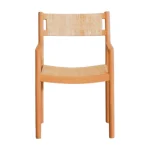 Teak Wood and Rattan Dining Arm Chair TJW -IDCH 08 - Image 2