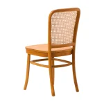 Teak and Natural Rattan Dining Chair TJW-IDCH 03 - Image 3
