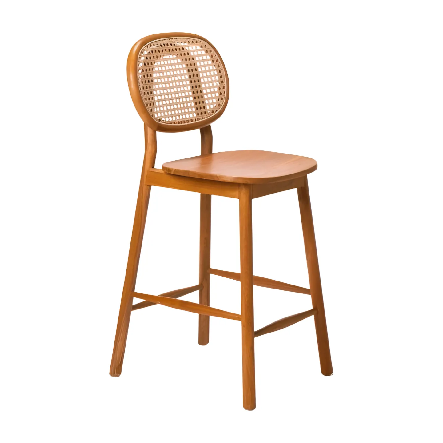 Teak and Rattan Bar Chair TJW-IBCH 06 (1) Teak and Rattan Bar Chair TJW-IBCH 06 - Gambar 1