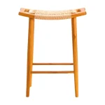 Teak and Rattan Bar Stool TJW-IBCH 08 - Image 2