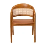 Teak and Rattan Dining Chair TJW-IDCH 11 - Image 2