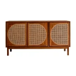 Teak and Rattan Sideboard TJW-ISB 03