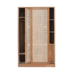 Teak and Rattan Wardrobe TJW-IWDB 03 - Gambar 2