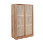 Teak and Rattan Wardrobe TJW-IWDB 03 - Gambar 4