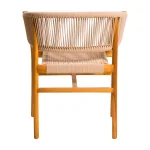 Teak and Rope Dining Arm Chair TJW -IDCH 04 - Image 5