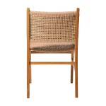 Teak and Synthetic Rattan Dining Chair TJW-IDCH 09 - Gambar 3