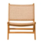 Teak and Synthetic Rattan Lounge Arm Chair TJW-ILC 03 - Gambar 2