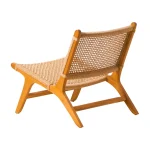 Teak and Synthetic Rattan Lounge Arm Chair TJW-ILC 03 - Gambar 4