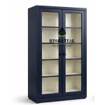 Teak Wood and Glass Okka Wardrobe 78" TJW-WDB 01